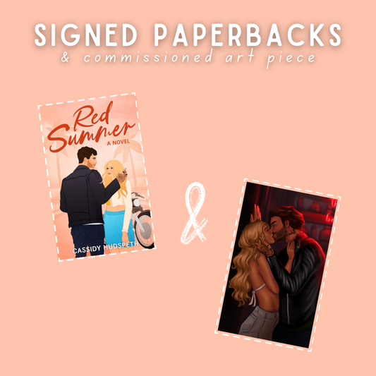 Signed Paperbacks & Character Art Bundle